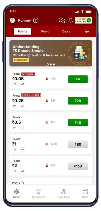 Play Play Real Money Rummy Online