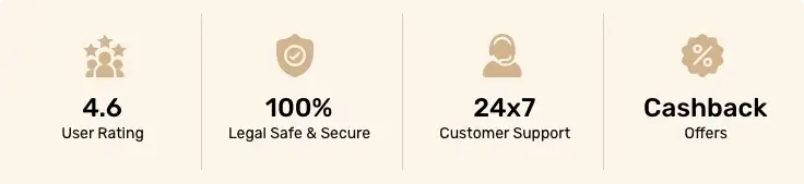 Taj Rummy Rating, safety, support and Offers